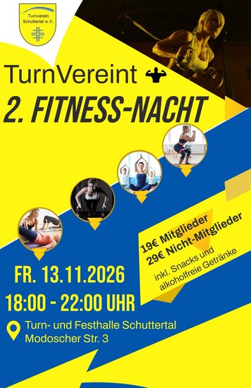 Flyer 2. Fitness-Nacht des TV Schuttertal - Seite 1